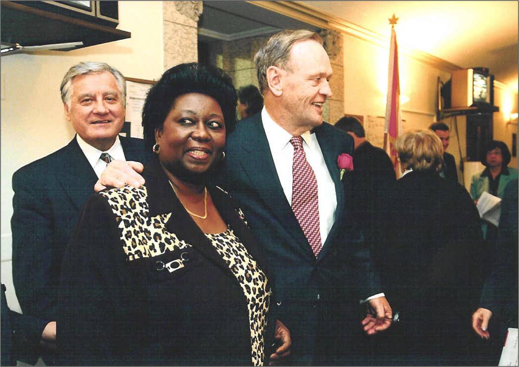 JA with PM Jean Chretien, 1994