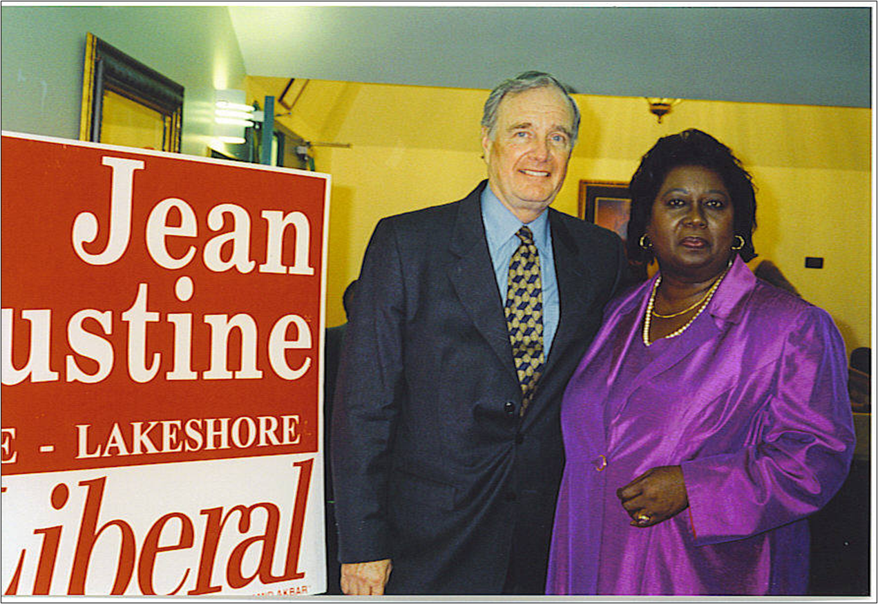 JA with then Finance Minister Paul Martin, c1997